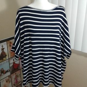 NWOT American Living Oversized Striped Top SZ XXL